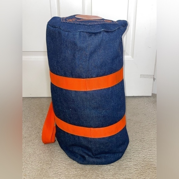 “1982”Blue Jean vintage NWOT Duffel Duffle Bag Men Gym Bag Sports Duffle - Picture 15 of 15